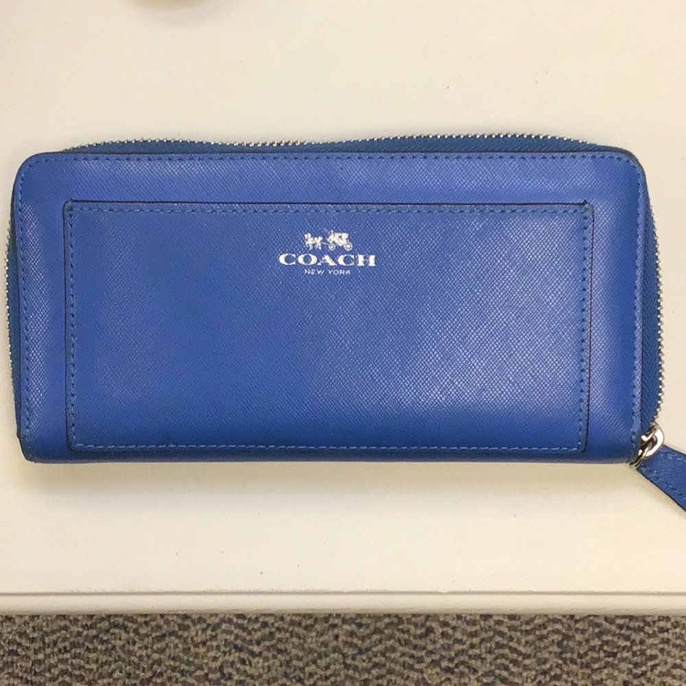 Coach Blue Wallet